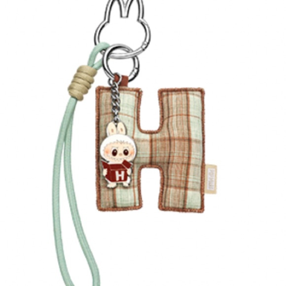NWT Pop Mart Pin for Love Keychain “H”